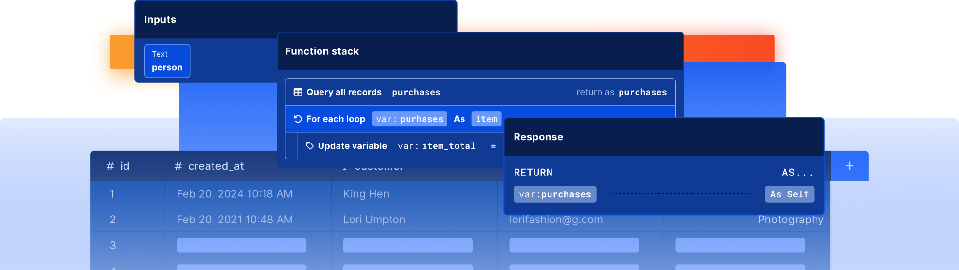 No Code Backend