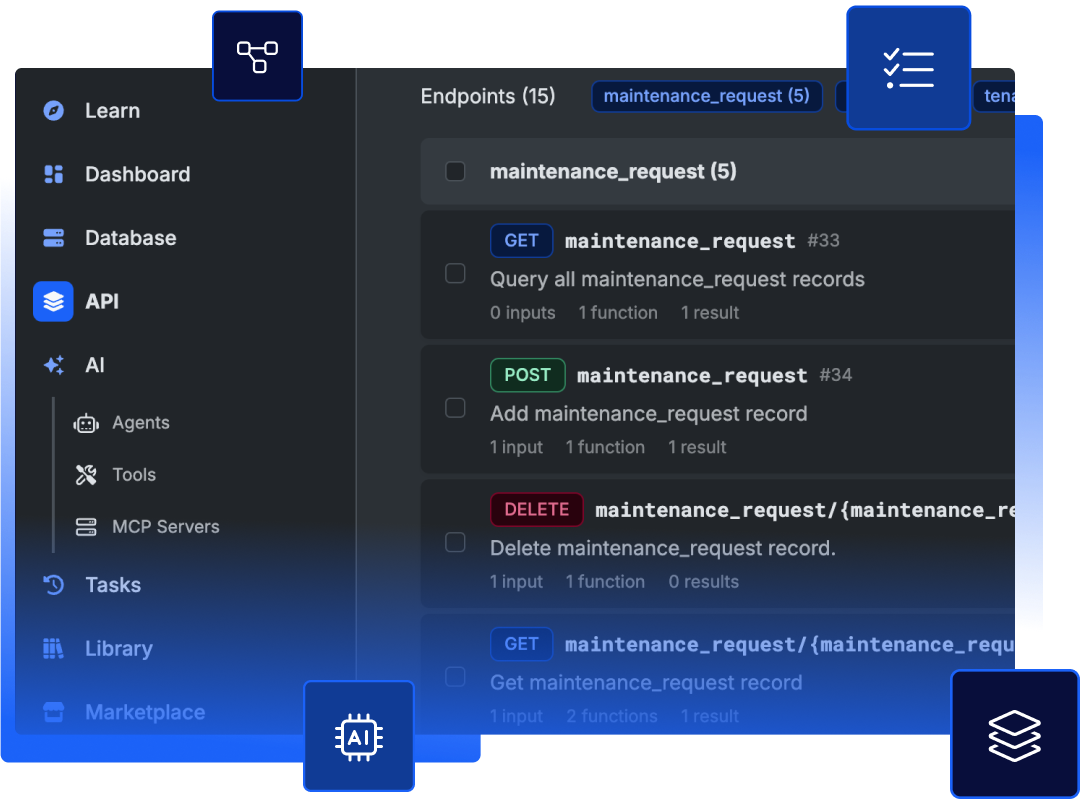 No Code Backend