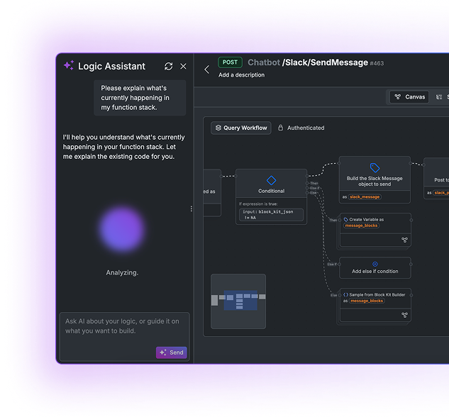 Streamline your <br class="d-none d-lg-block">operations with <br class="d-none d-lg-block"><span class="purple-to-blue-gradient">AI-powered</span> automation.
