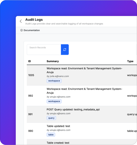 Secure auth and rate limiting built in