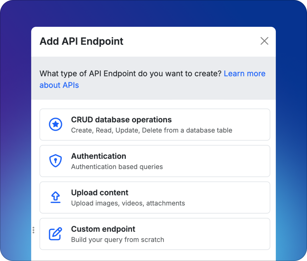 Create API endpoint in 3 minutes