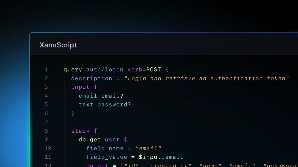 XanoScript documentation
