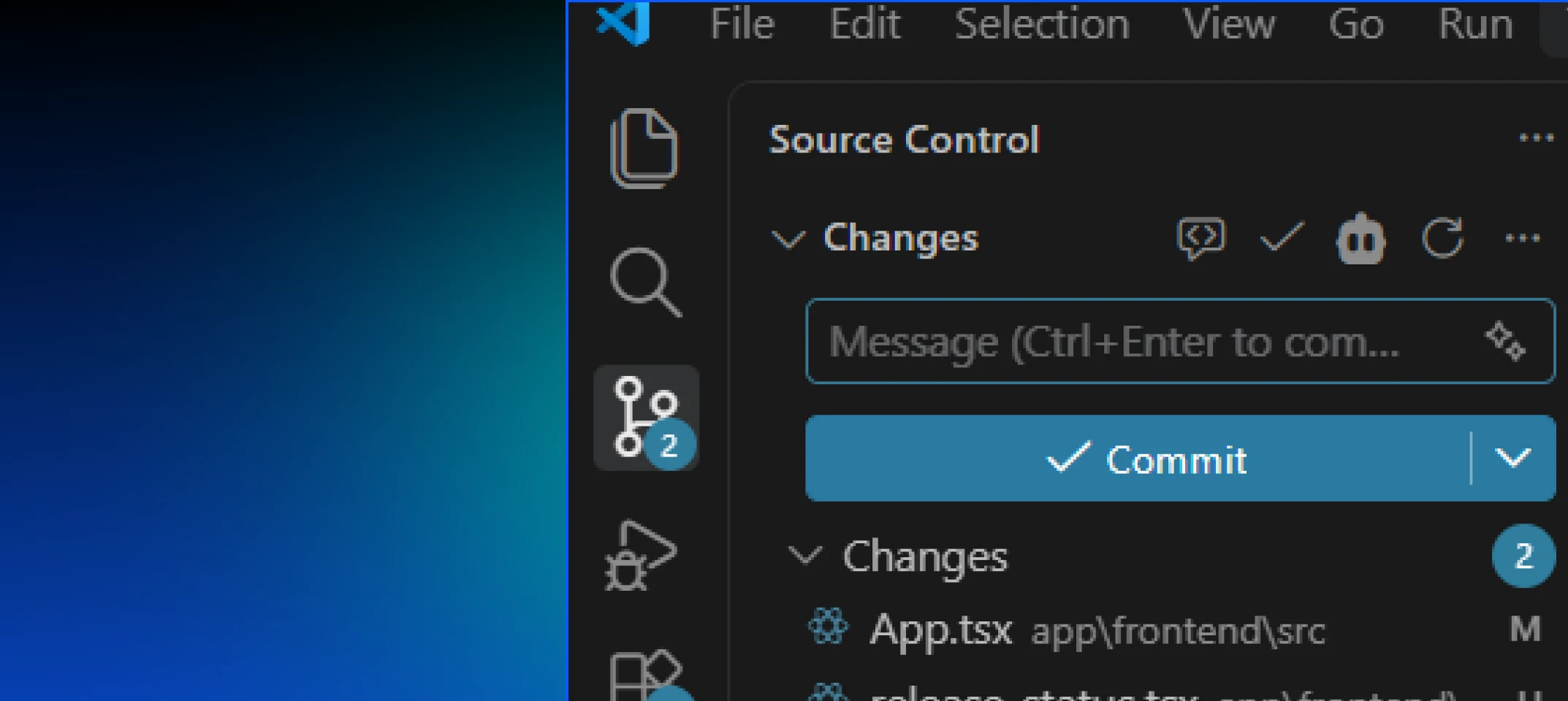 Your editor, your repo