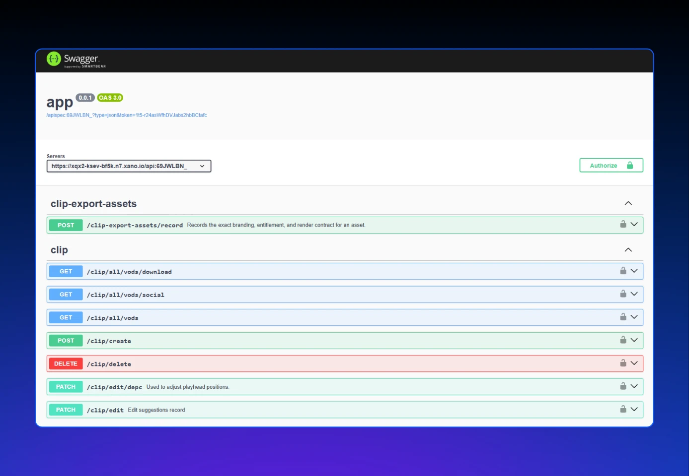 APIs, documented automatically