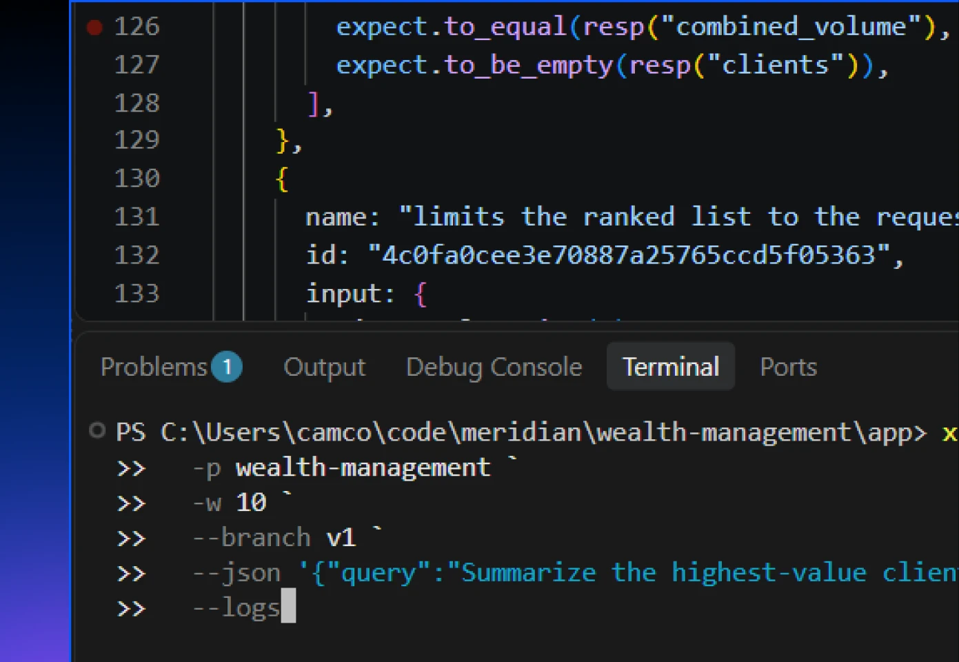 Run and debug from the CLI