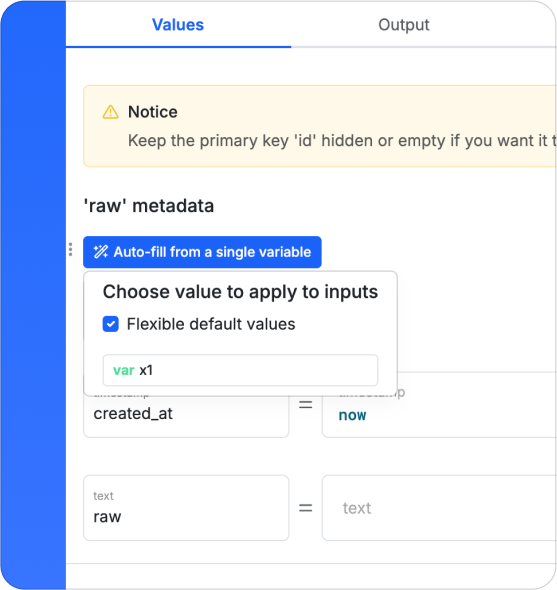 Normalize inconsistent data structures